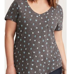 Torrid cactus tee